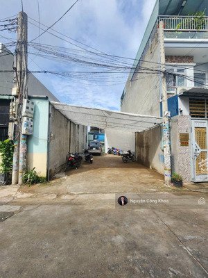 bán đất sổ riêng, ngang 5,5x20m, nở hậu, xây tự do, gần chợ tân long 300m, p.tân đông hiệp, dĩ an