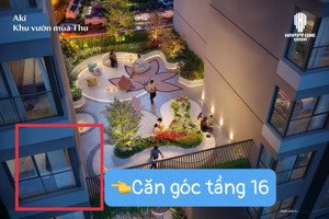 căn góc 2pn duy nhất kế bên công viên, giá siêu hời chỉ với 3 tỷ hơn xíu, tại happy one sora