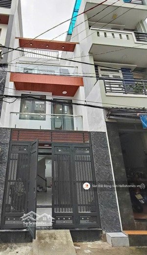 nhà mới đúc 3 tầng hẻm xe hơi 6m nguyễn văn quá, quận 12, 4x14m, sổ hồng, 4 tỷ 850