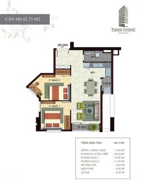 chính chủ gửi bán nhanh ch 2pn1wc nhà trống có ban công 62m2 tại thịnh vượng giá 2.9 tỷ. shr