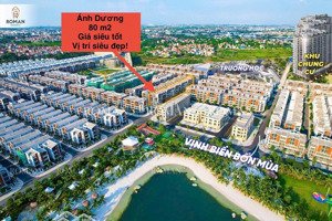 còn lại duy nhất căn liền kề ánh dương 80m2 gần biển hồ giá 10,9 tỷ cam kết rẻ nhất ánh dương vin 3