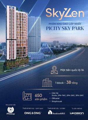 giỏ hàng 2pn phân khu skyzen - thanh toán chỉ 350 triệu đến khi nhận nhà tại dĩ an, bình dương