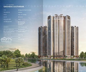 chiết khấu 17% quỹ căn góc độc quyền dự án greenera southmark - 486 ngọc hồi
