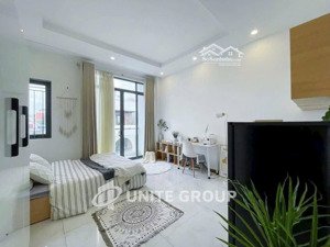 căn hộ cho thuê bình thạnh, ban công, full nội thất gần văn lang cs2, cs3