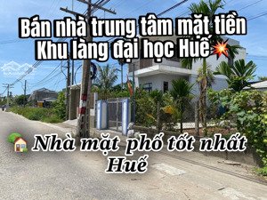 bán nhà trung tâm mặt tiền khu làng đại học huế- ngay sát hồ đắc di