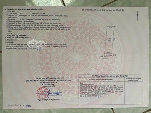 bán 97m2 sổ đỏ ngay đhl nghiệp việt nam và quốc lộ 6 tt xuân mai giá 2,7 tỷ