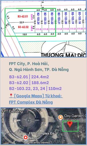 Cho thuê Đất Góc 3MT Ngay Nam Kỳ Khởi Nghĩa - Khu FpT ( Ngang 20m )