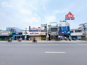 Bán nhà mặt tiền QL1A gần Chợ Hòa Bình, Giáo Xứ Lộ Đức, Tân Hòa, 115m2, giá 8 tỷ 200