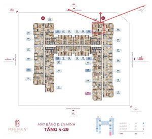 cực hiếm! sở hữu căn hộ cao cấp peninsula đà nẵng 2pn view biển, núi sơn trà - giá gốc cđt