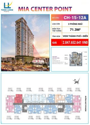 dự án mia center point chỉ còn lại vài căn hoa hậu vị trí đẹp giá tốt - lh: 