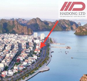 bán đất tặng nhà mặt biển kđt cột 5 - 8 - p. hồng hà - tp. hạ long