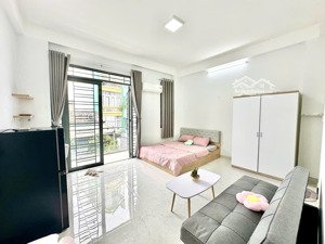 cho thuê căn stu có bancol, full nt, toà nhà có thang máy, vị trí đẹp thuận tiện đi sân bay, gò vấp