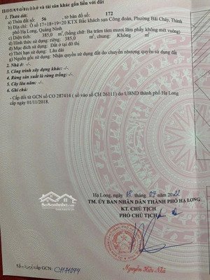 bán đất xây khách sạn mặt đường hậu cần bãi cháy - cách công viên sun word chỉ 500m