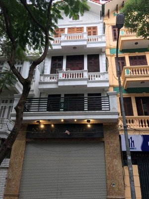 bán nhà mặt tiền kinh doanh tại phố trung yên. dt: 91m2 x 5t mt: 5,5m. đường 2 xe ô tô tránh nhau