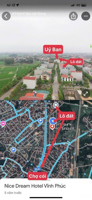 chính chủ bán gấp lô đất phân lô quy hoạch nhà nước kdc cụm kinh tế đồng tâm dt100m mt5m 2,85 tỷ