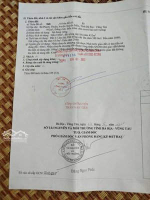 gấp ngộp bank chỉ 6 tỷ. sở hữu ngay nhà đất kiên cố cách biển hồ tràm chỉ 850m