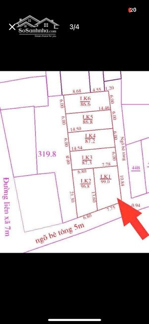 bán đất 99m2 tại xã hợp tiến, mỹ đức, hà nội, chỉ với 1,6 tỷ vnd