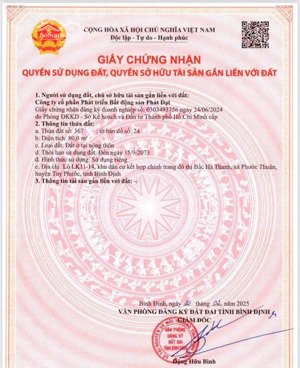 bán đất nền mặt tiền quốc lộ 19 tuy phước - quy nhơn , giá chỉ 22,5 m2 / m2 : lh 