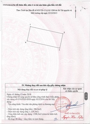 toà vp gần 330m2 phố tràng thi, chỉ 209 tỷ