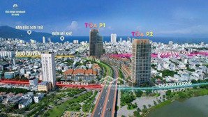 studio view sông view biển tầng cao tòa p2 sun cosmo đà nẵng, mua nhận nhà ngay, chỉ 72tr/m2