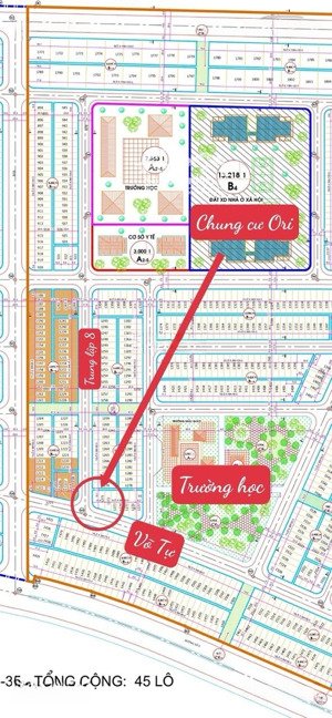 chính chủ cần bán lô góc 2 mặt tiền lakeside. ngay chung cư ori giá sụp hầm