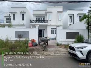 bán biệt thự 291m2, 6,5 tỷ tại nguyễn thị định, p1, bạc liêu (nay là phường bạc liêu, tỉnh cà mau)