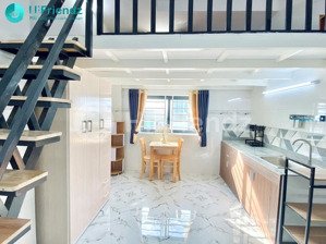 hot phòng duplex siêu xinh, cửa sổ trời đón nắng, rộng 36m2, full nội thất, zá hssv