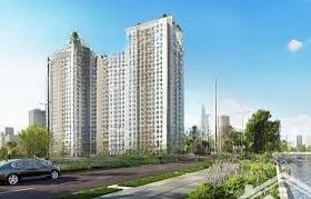 cho thuê căn hộ chung cư viva riverside số 1472, võ văn kiệt phường 3, quận 6 dt 80m2 2pn 2wc lầu20