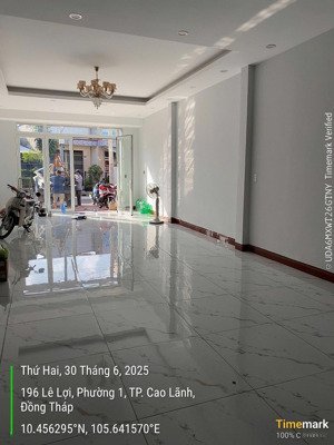 bán nhà riêng tại phường 2, cao lãnh, đồng tháp, giá tốt chỉ với 6,843 tỷ, 102m2