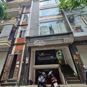 cho thuê nhà trung kính đôi - trung hoà 110m x 4 tầng, 1 hầm thông sàn thang máy, tô đỗ đỗ cửa 45tr