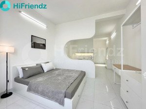 cho thuê căn hộ 1pn tách bếp mới xây full nội thất, thoáng mát an ninh tại thủ đức