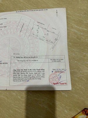 chính chủ bán nhà mặt tiền trần nguyên đán, phường đông xuyên, thành phố long xuyên