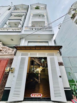 bán nhà hẻm xe tải 1 sẹc 5m thông đường lê đức thọ, p.14, 4,2 x 13, 5 lầu giá 6.95 tỷ tl