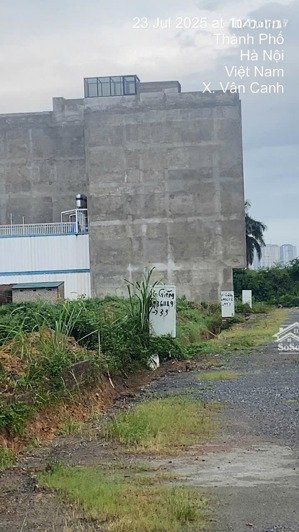 bán đất diện tích 75.6m, tại vành đai 3.5, vân canh, hoài đức, hà nội, 170 triệu / m2