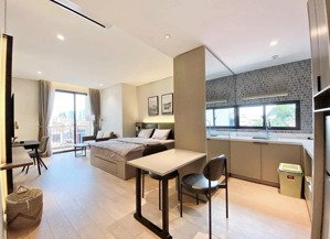 studio/1pn tone gỗ sang trọng chuẩn gu ban công view thoáng. ngay ga metro thảo điền