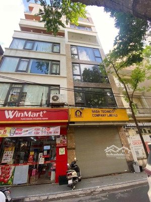 cho thuê nhà hoàng quốc việt, dt 75m2, 8 tầng, mt 5,3m, thông sàn, thang máy, 60tr/tháng