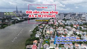 bán đất nền view sông 78tr/m2, đường ô tô, sát phạm văn đồng 172m2, xây 4 tầng, an ninh tốt