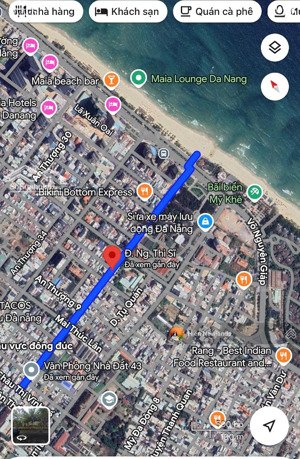 bán lô góc 107m 2mt đường ngô thì sĩ trục đường thông biển mỹ khê ngay khu phố tây an thượng 22,5tỷ