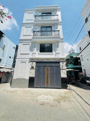 nhà mới cứng 7.9 tỷ tl ! ngay phòng công chứng nguyễn văn đậu hẻm xe hơi quay đầu 39m2 4 tầng