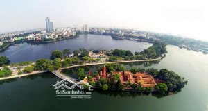 bán nhà mặt hồ tây - trích sài : 65m2 5 tầng - mặt tiền 4.5m - vỉa hè 4m.