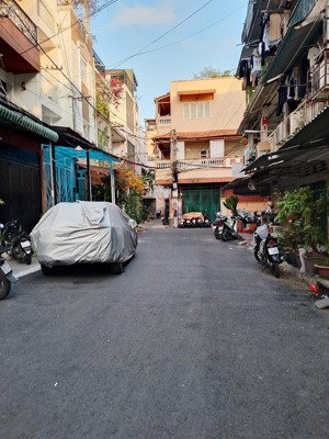 hẻm xe hơi quay đầu điện biên phủ, p1, q3, hẻm thẳng cách mt 15m, 6,6x15m(102m2), trệt 4l st, 15 tỷ