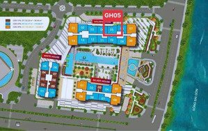 căn 2+1 phòng ngủ - căn gh05 109m2 - view sông, tầng cao đẹp nhất trục. bán giá 15 tỷ bao full