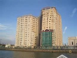 cho thuê chung cư vạn đô, 348 bến vân đồn, p1, q. 4. dt 65m2 2pn, lầu cao, view đẹp thoáng mát