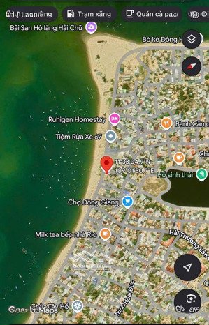 bán nhà mặt biển phan rang, 125m2, full thổ, ngang 8m