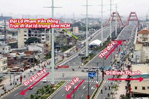 bán nhà mặt tiền phạm văn đồng 3 tầng, gần sân bay, sổ riêng, chỉ hơn 6tỷ
