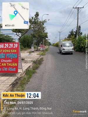 bán lô đất 92.5m2 đường chính rộng 32m, hướng bắc gần phía quốc lộ 51 vị trí đẹp trong kdc an thuận