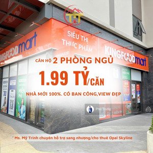 opal skyline 2pn có ban công, nhà mới giá chỉ từ 1.9x tỷ/căn. ngân hàng hỗ trợ vay lãi suất ưu đãi