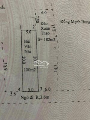bán đất tại thôn 2 thủy sơn 100m2, thủy đường, thủy nguyên, hải phòng, giá siêu hời 4,35 tỷ, 100m2