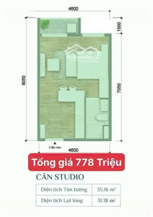 bán cc k home new city, d5, hòa phú, thủ dầu một, bình dương, giá cực chất 978 triệu, 46 m2