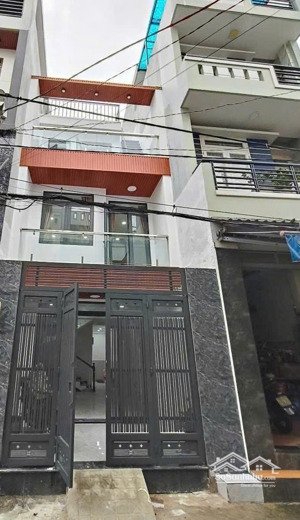 bán nhà mới 3 tầng đúc - hẻm xe hơi nguyễn văn quá - gần chợ cầu